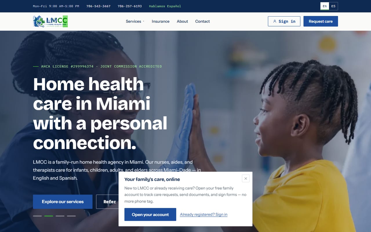 LMCC Home Health Care — Home health agency · Miami